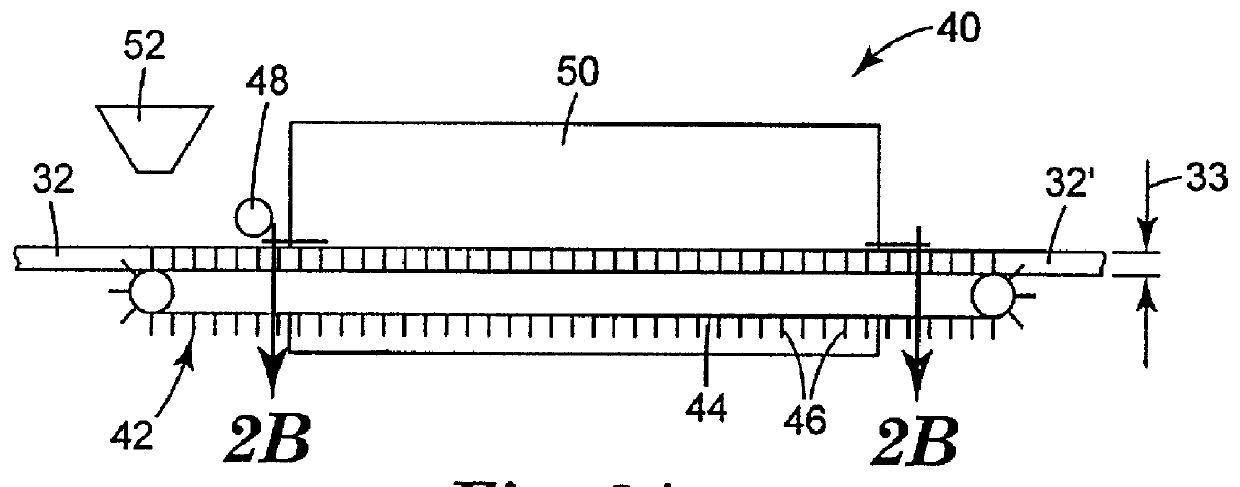 Apparatus for making dimensionally stable nonwoven fibrous webs