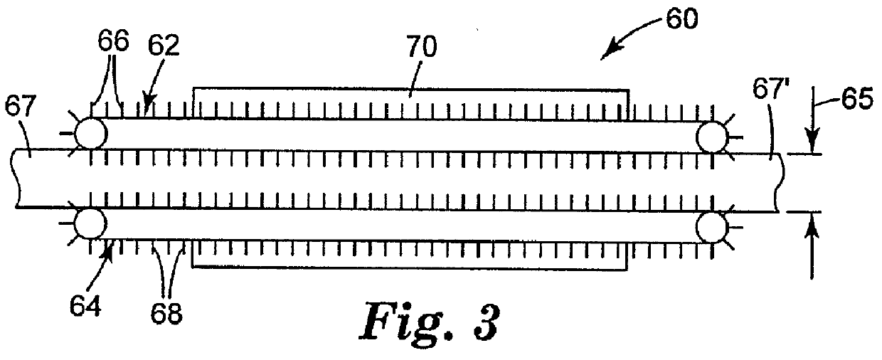 Apparatus for making dimensionally stable nonwoven fibrous webs