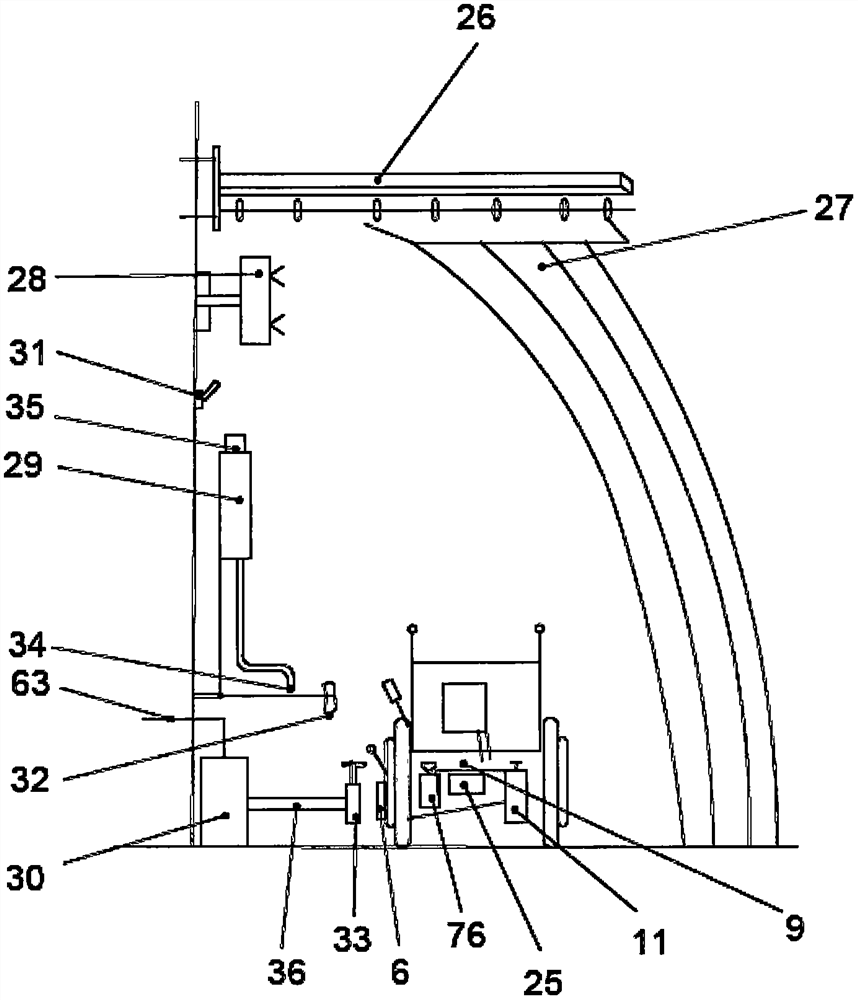 Intelligent multifunctional flushing wheelchair