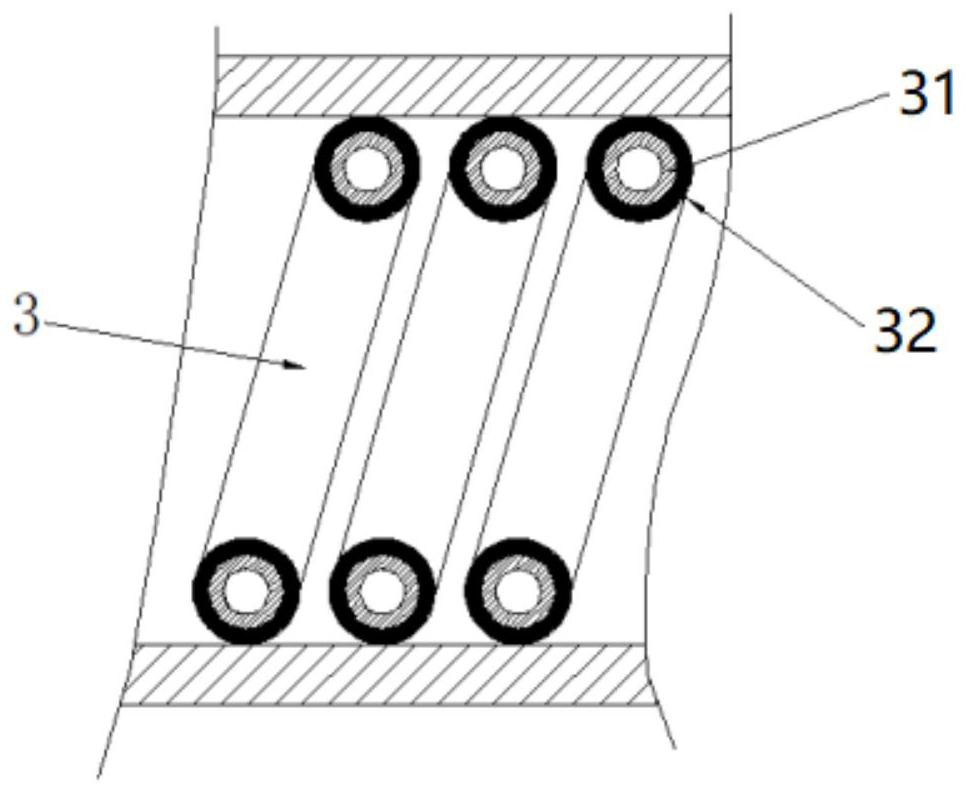 Reverberation disturbance type heat exchanger for tower type photo-thermal power station