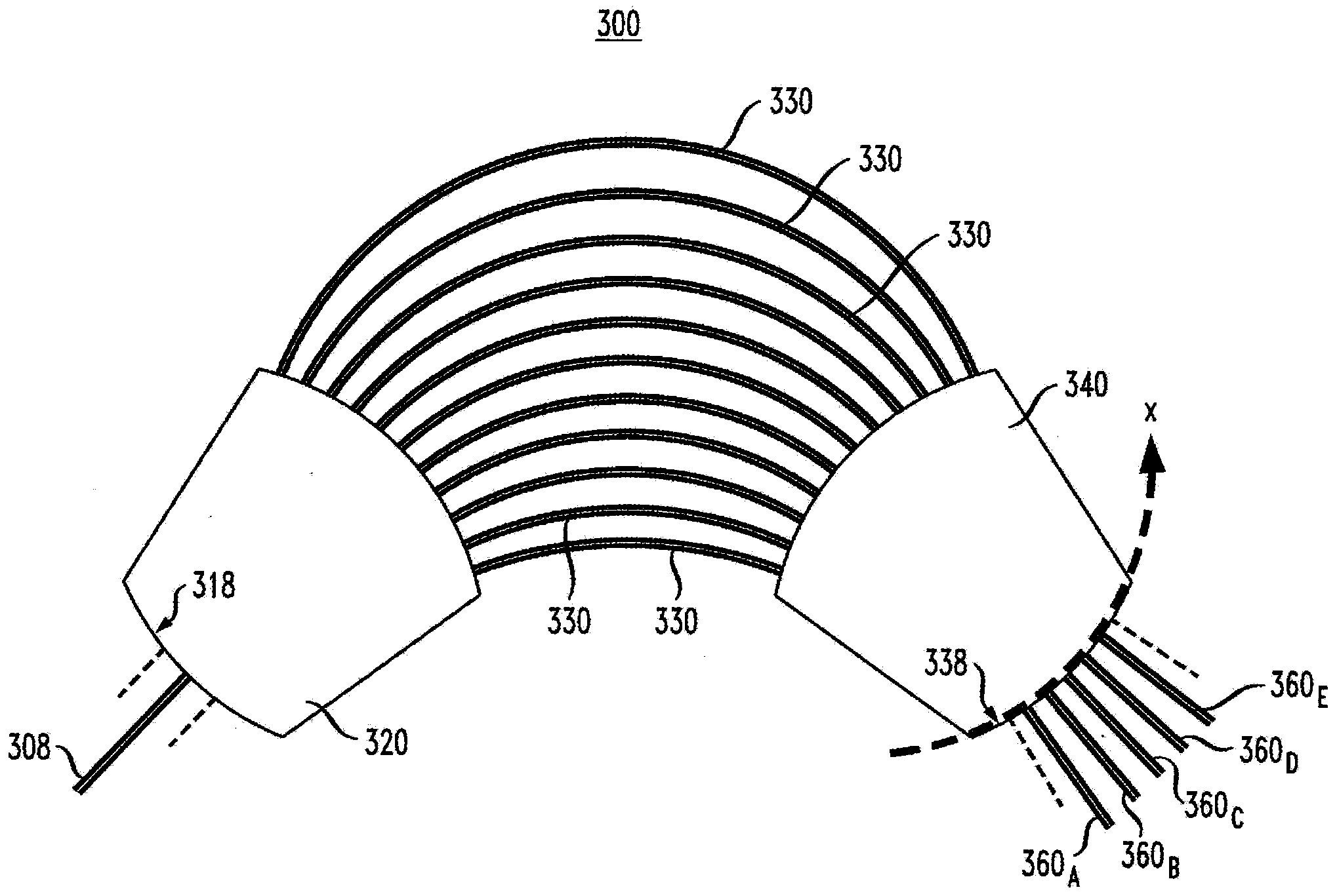 Wavelength router for a passive optical network