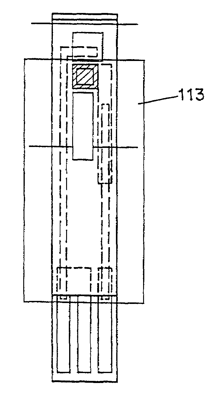 Disposable test strips with integrated reagent/blood separation layer