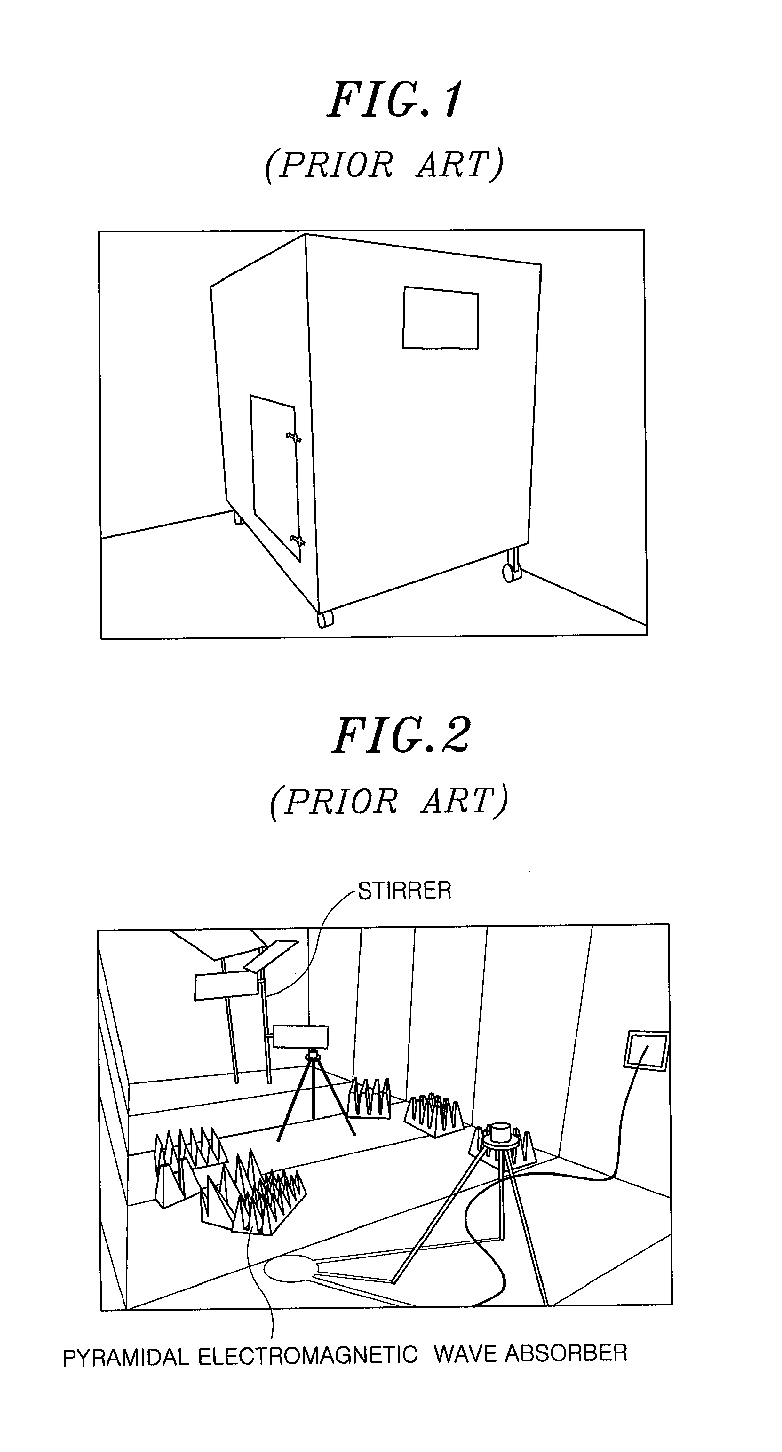 Electromagnetic wave reverberation chamber