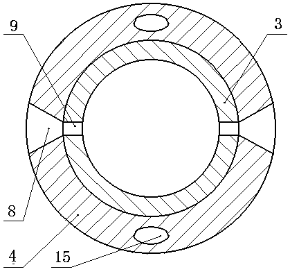 A bridge type concentric water distributor