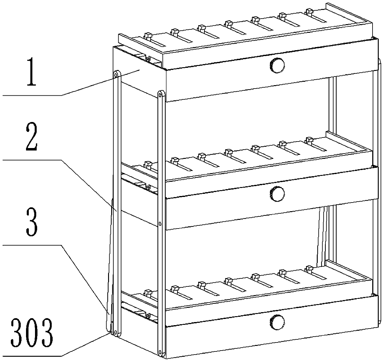 A special testing cabinet for performance testing of solar cells