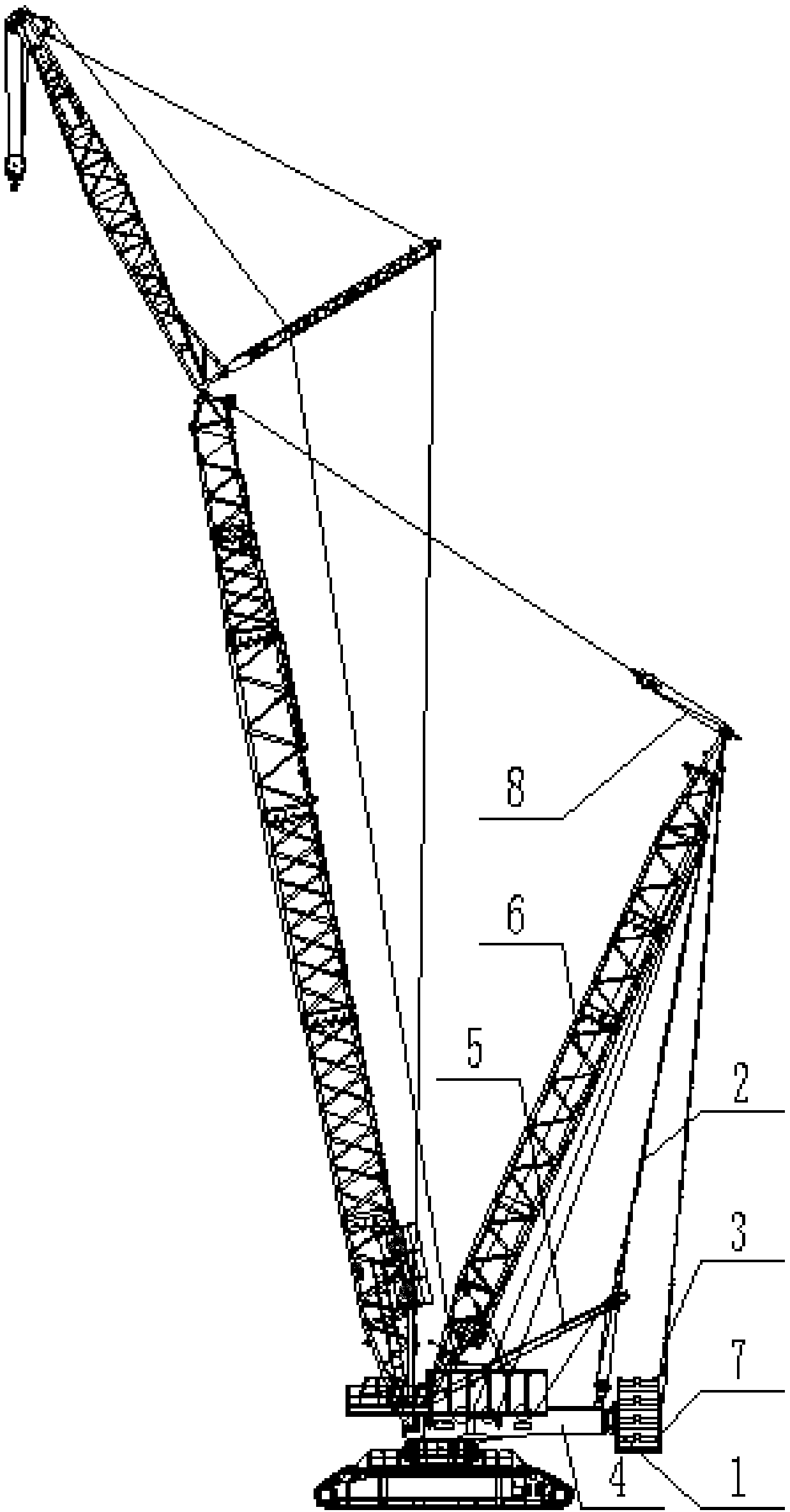 Controllable Counterweight System of Crawler Crane