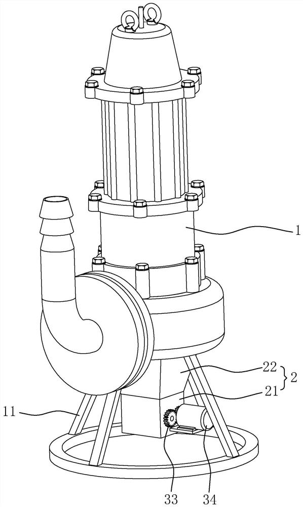 Coastal wetland ecological restoration method and submersible drainage pump for same