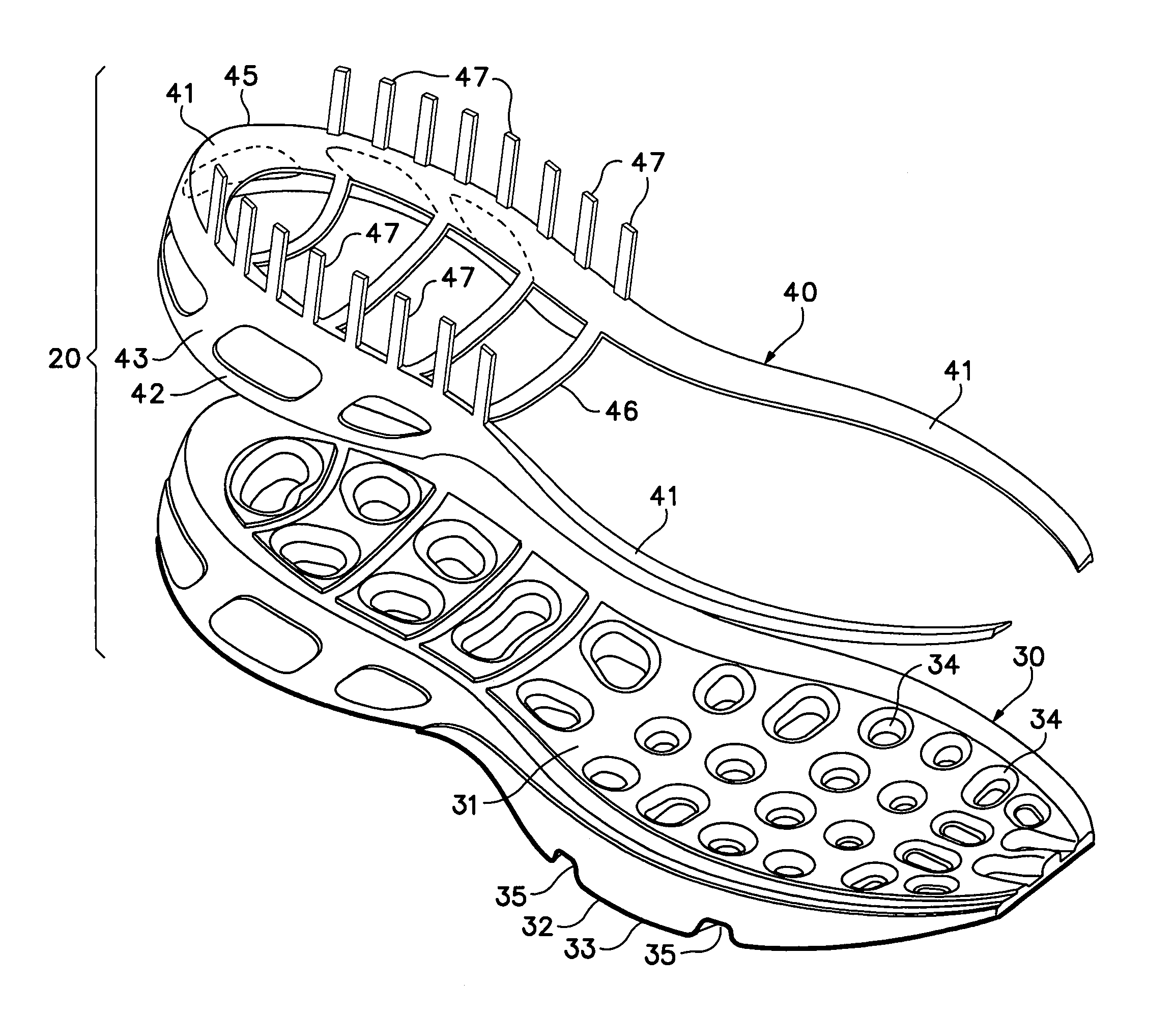 Article of footwear having a fluid-filled bladder with a reinforcing structure