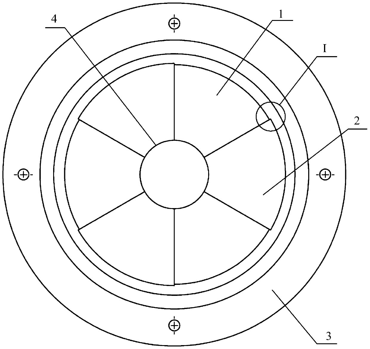 Clamping device and clamping method for concave processing of large aspect ratio aspheric optical element