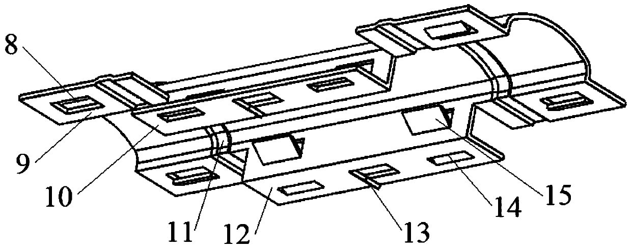 Roof photovoltaic building integrated system and rapid installing clamp