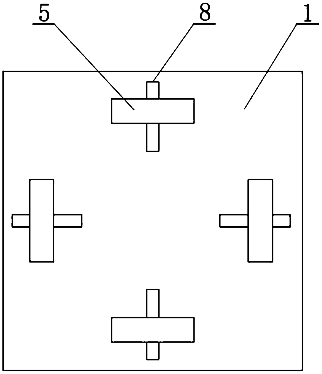 Projector placing frame with good mobility