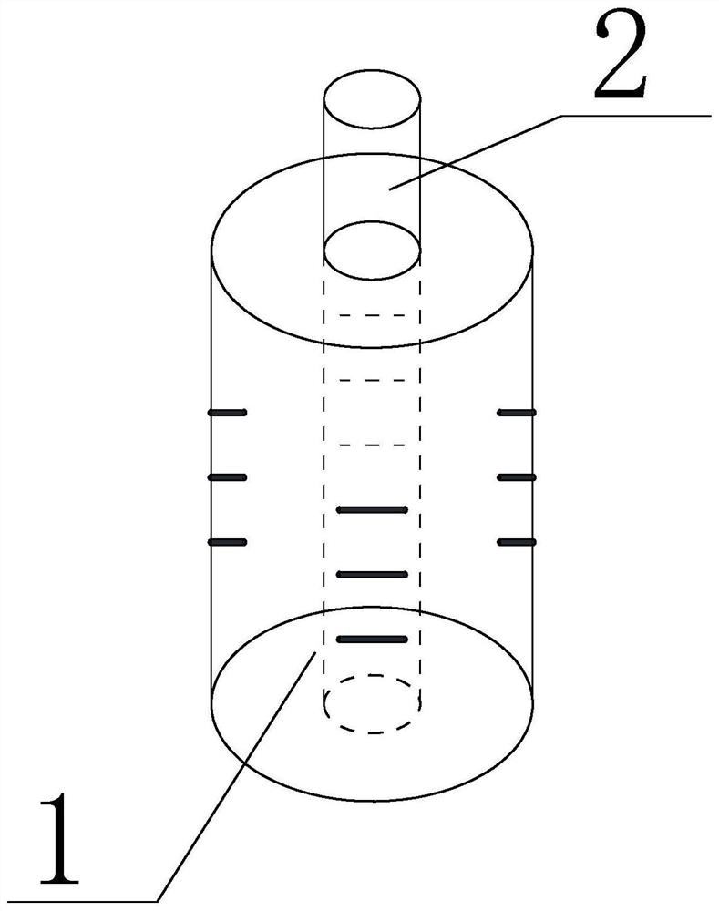 Shaft fissure-type grouting curtain excavation and unloading similar simulation test system and method