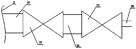 Totally-enclosed gas atomizing powder making device for preventing high-melting-point substance from being blocked