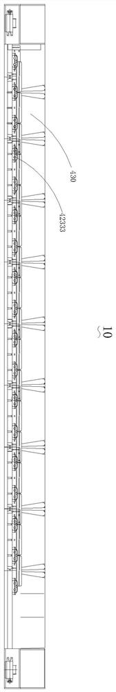 Bottom-chain-free right-angle scraper conveyor for mining