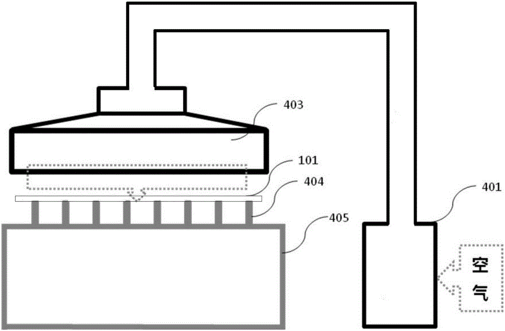 Display substrate cooling device