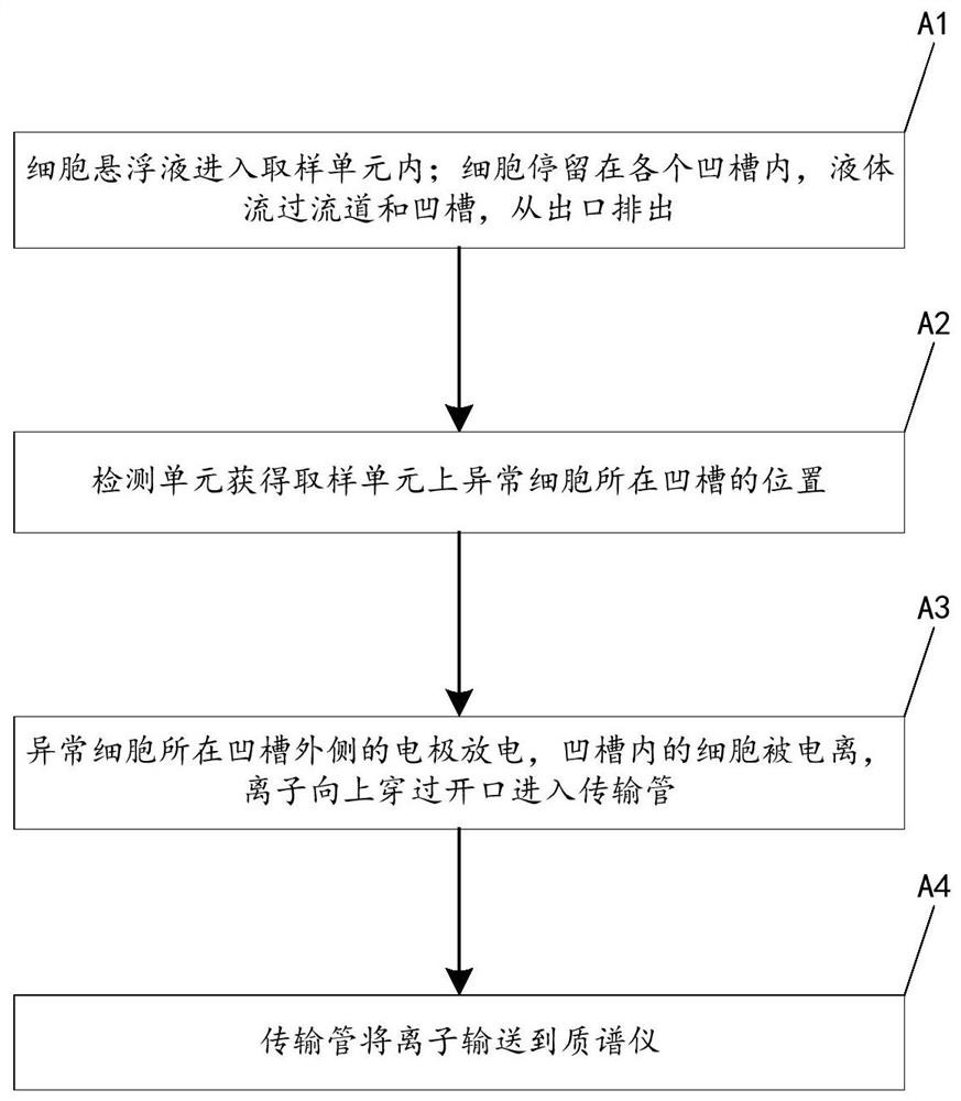 Cell flow tank, cell detection device and cell detection method