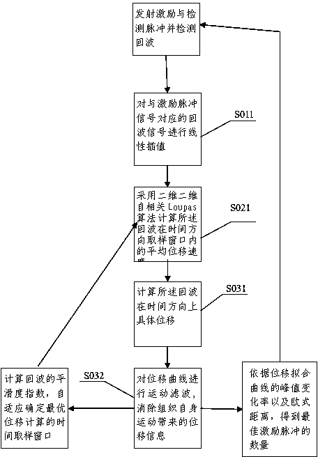 Echo displacement detection system and imaging system based on acoustic radiation force