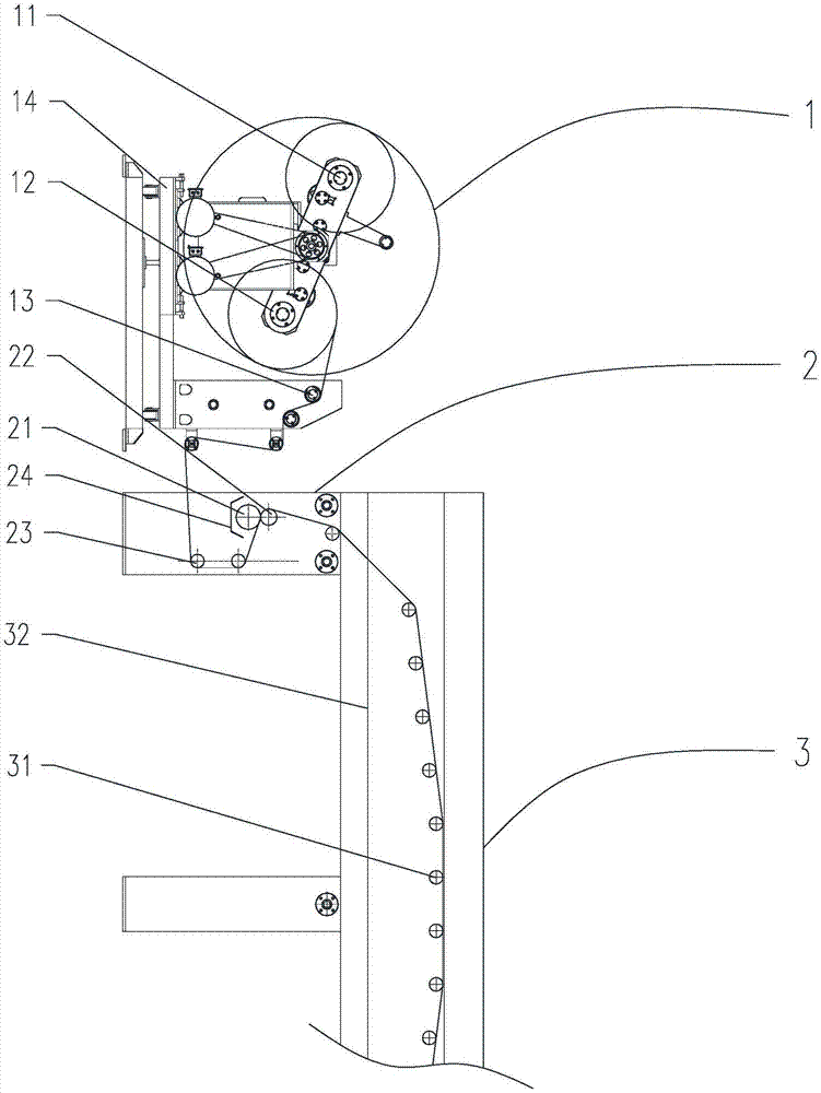 Production setup and preparation method of self-adhesive aluminum-plastic composite foil