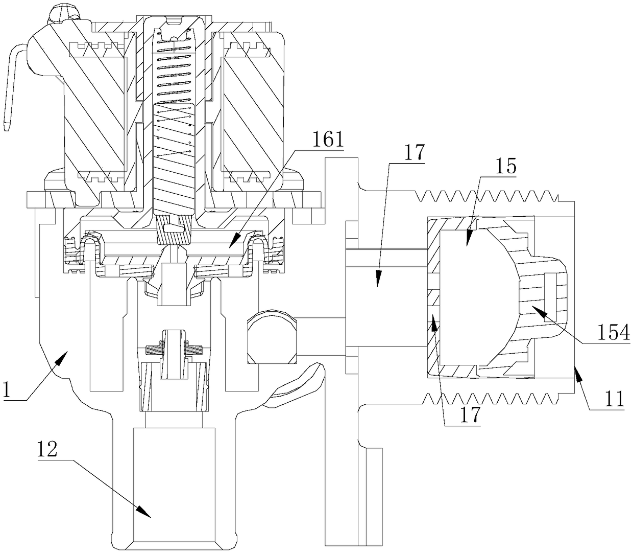 Water inlet valve and washing machine