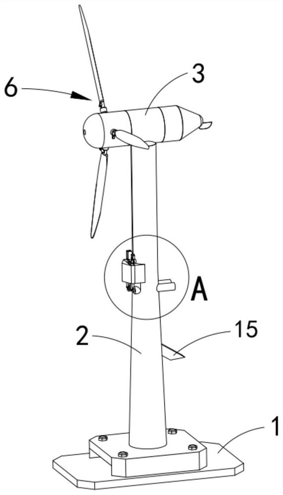 Offshore wind driven generator with speed reduction device