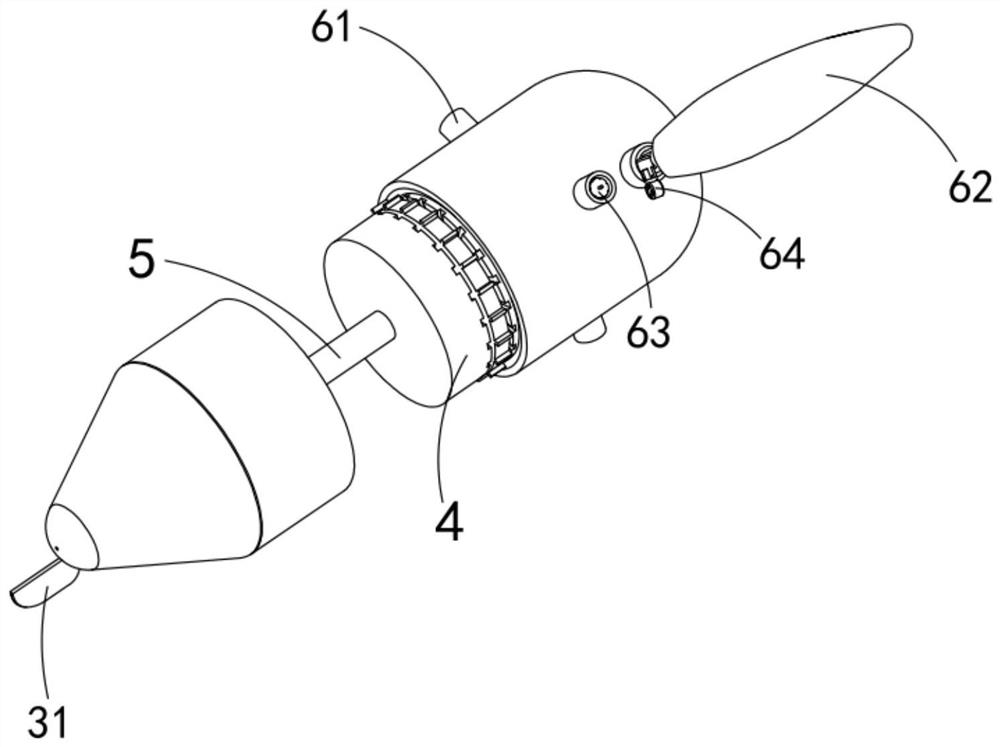 Offshore wind driven generator with speed reduction device