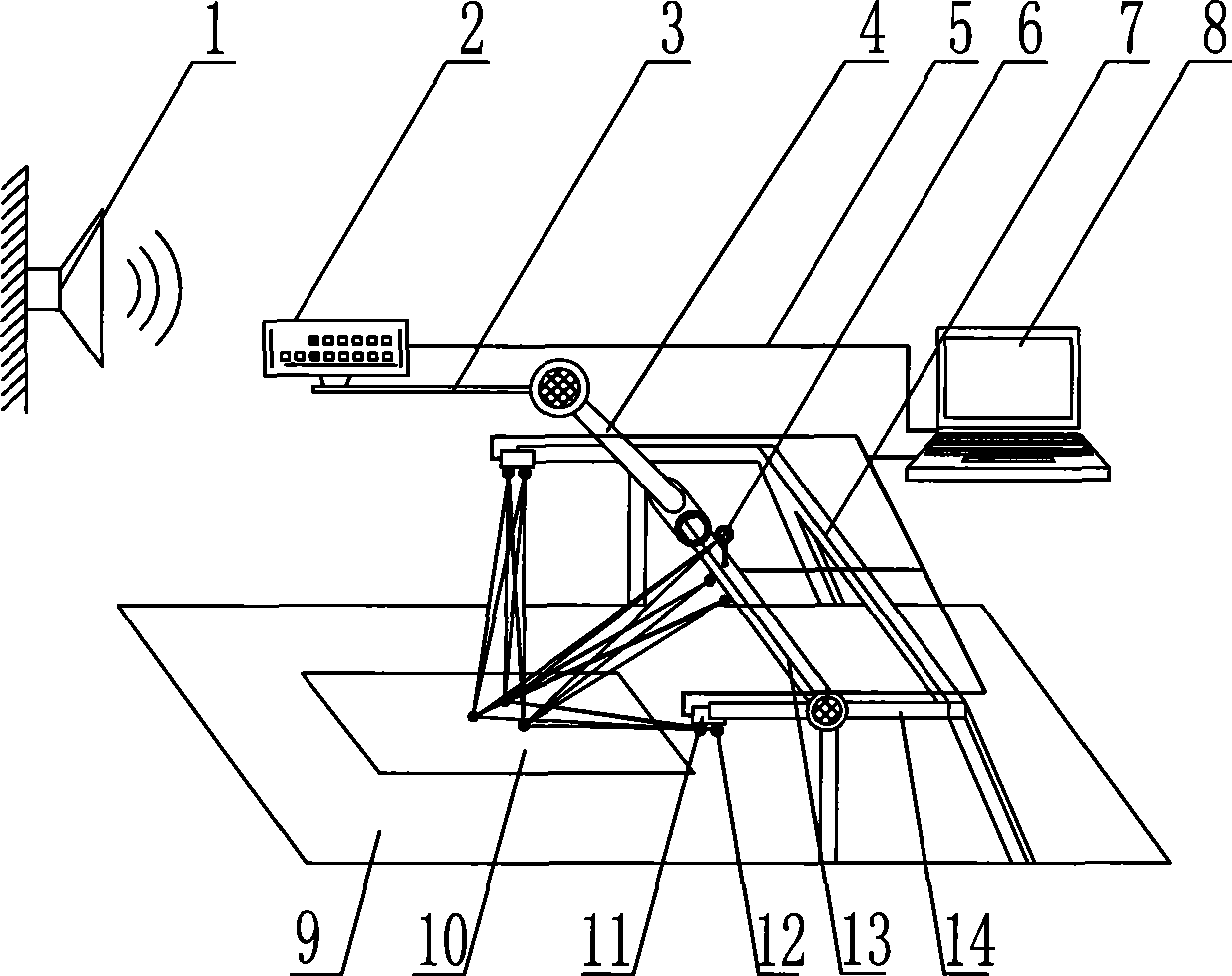 Respiration signal extracting and respiration movement guiding device