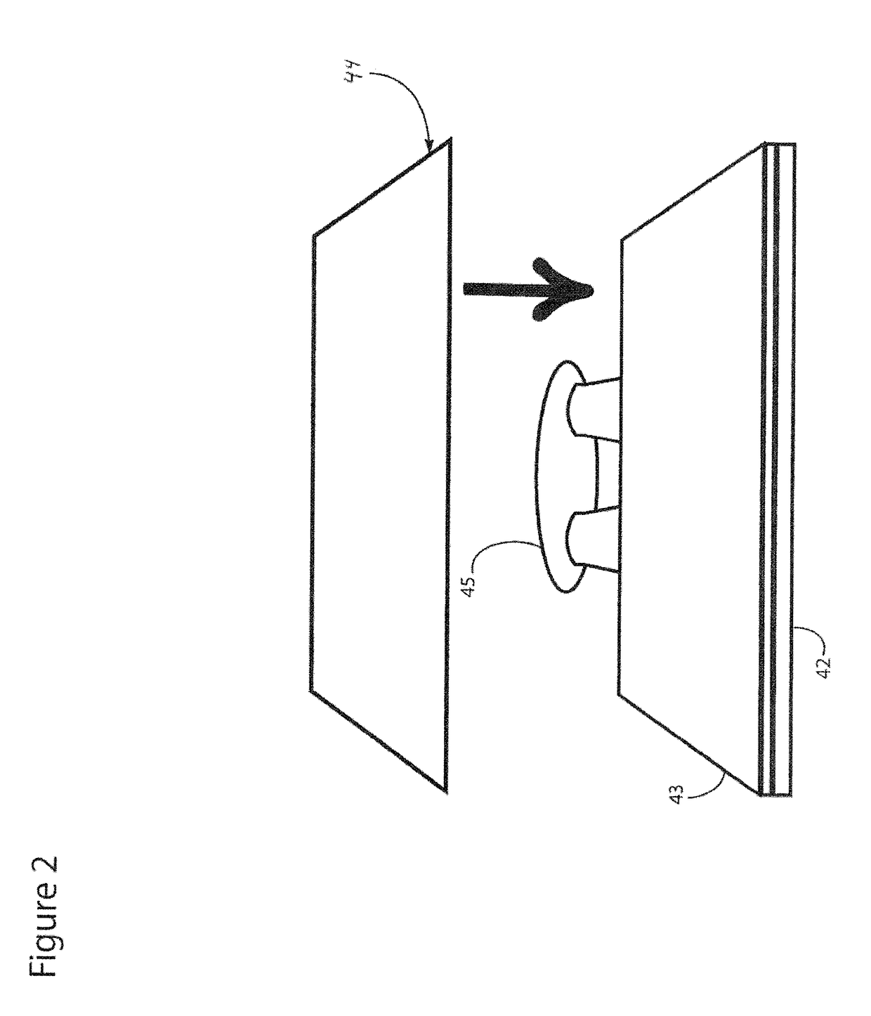 Multi-layer sheet having functional surfaces for use on a 3-d printer and related methods