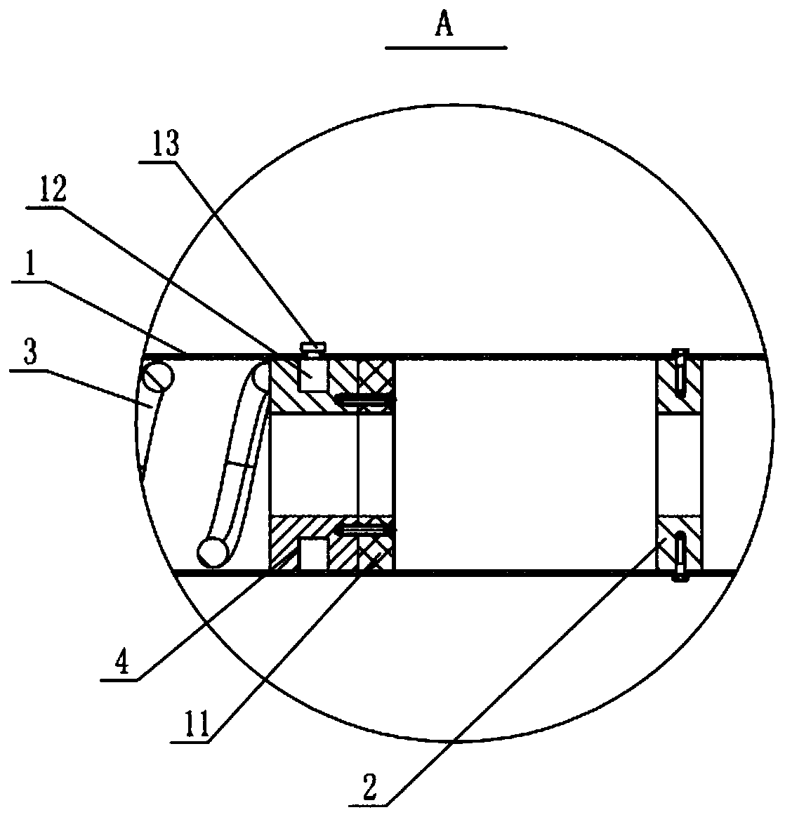 Damping anti-rolling tank with tunable mass