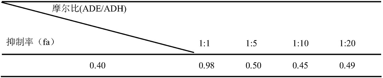 Adenosine and andrographolide compound drug composition and application thereof