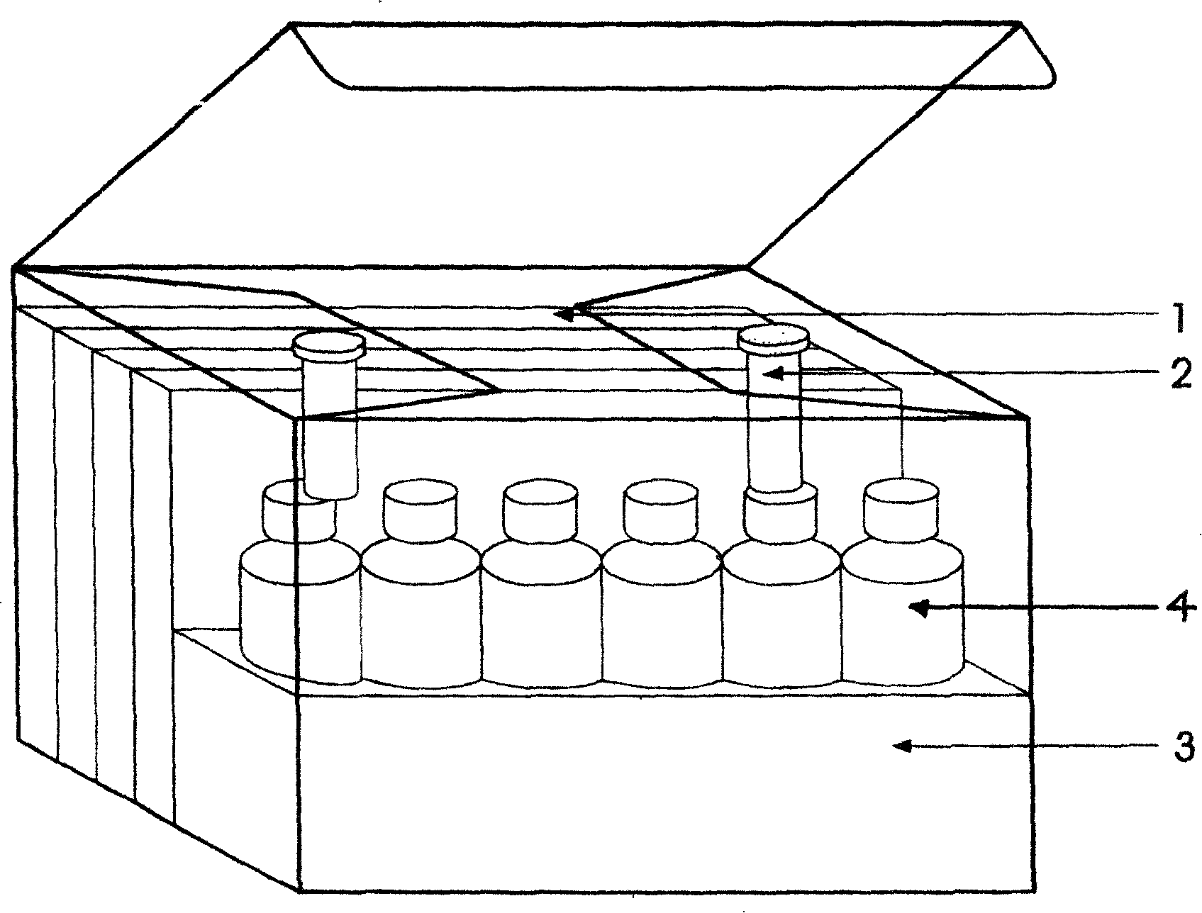 Method and box for quick enzyme immunity detecting food-borne parasitic disease