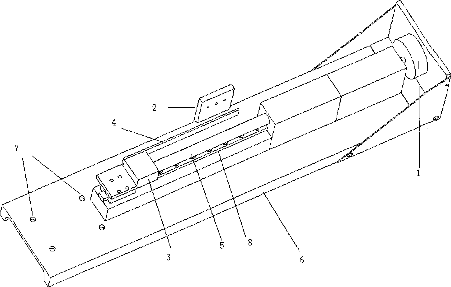 Linear electric motor mechanical characteristic test system and method