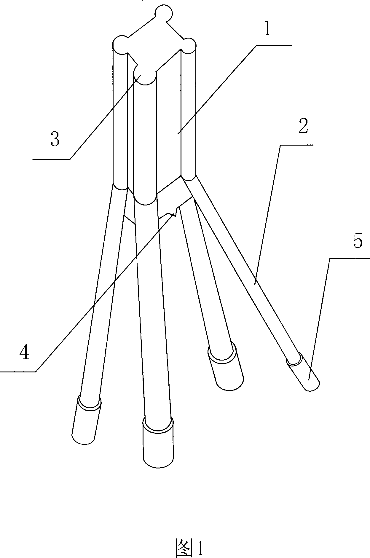 Concrete pile structure