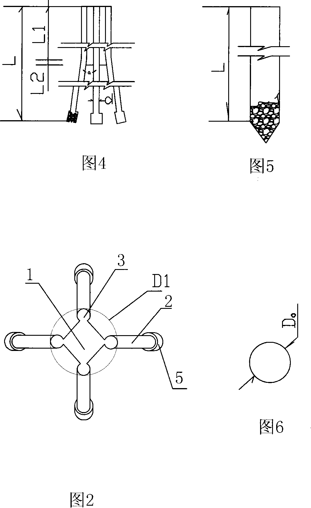 Concrete pile structure