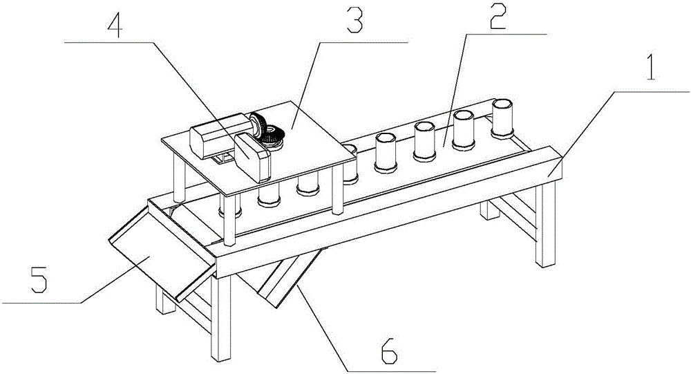 Cylindrical test piece mold-release device for rock and soil test