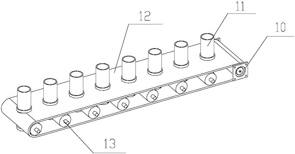 Cylindrical test piece mold-release device for rock and soil test