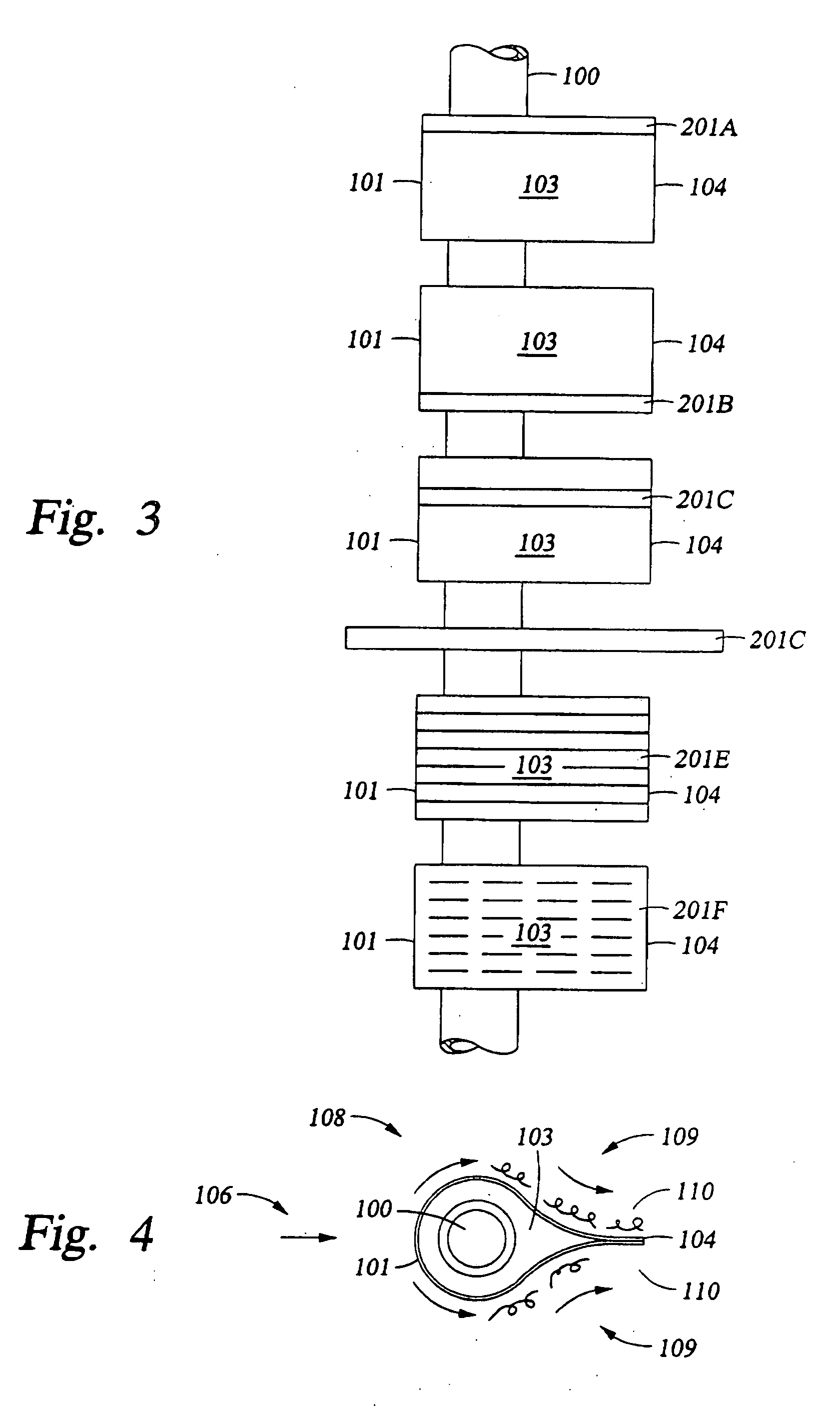 Tail fairing designed with features for fast installation and/or for suppression of vortices addition between fairings, apparatus incorporating such fairings, methods of making and using such fairings and apparatus, and methods of installing such fairings