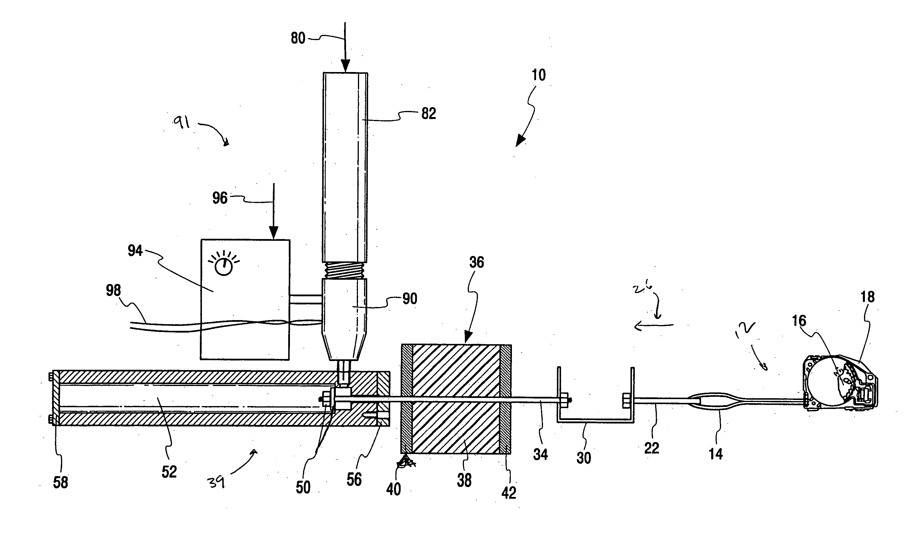 Pretensioner testing apparatus and method