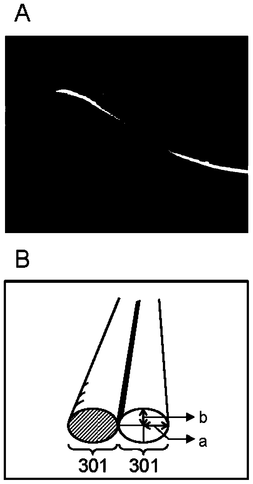 Method for producing long bagworm silk threads and production device therefor