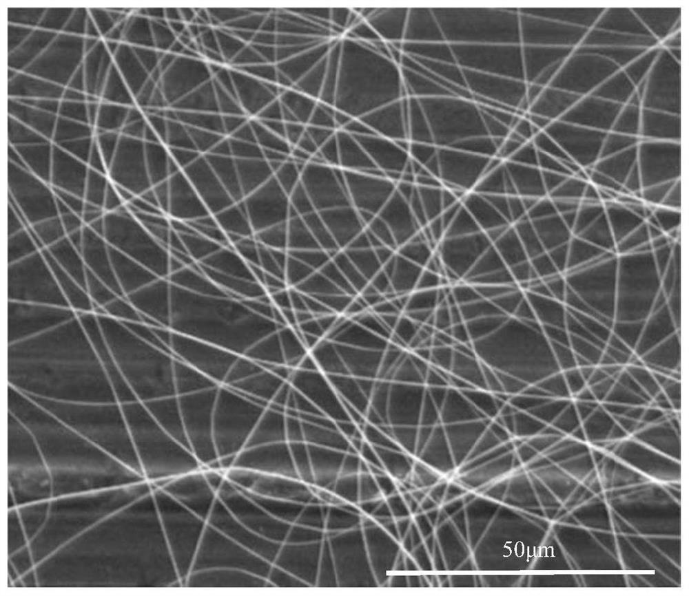 Low-pressure in-situ antibacterial repair-promoting electrospinning dressing and preparation method thereof