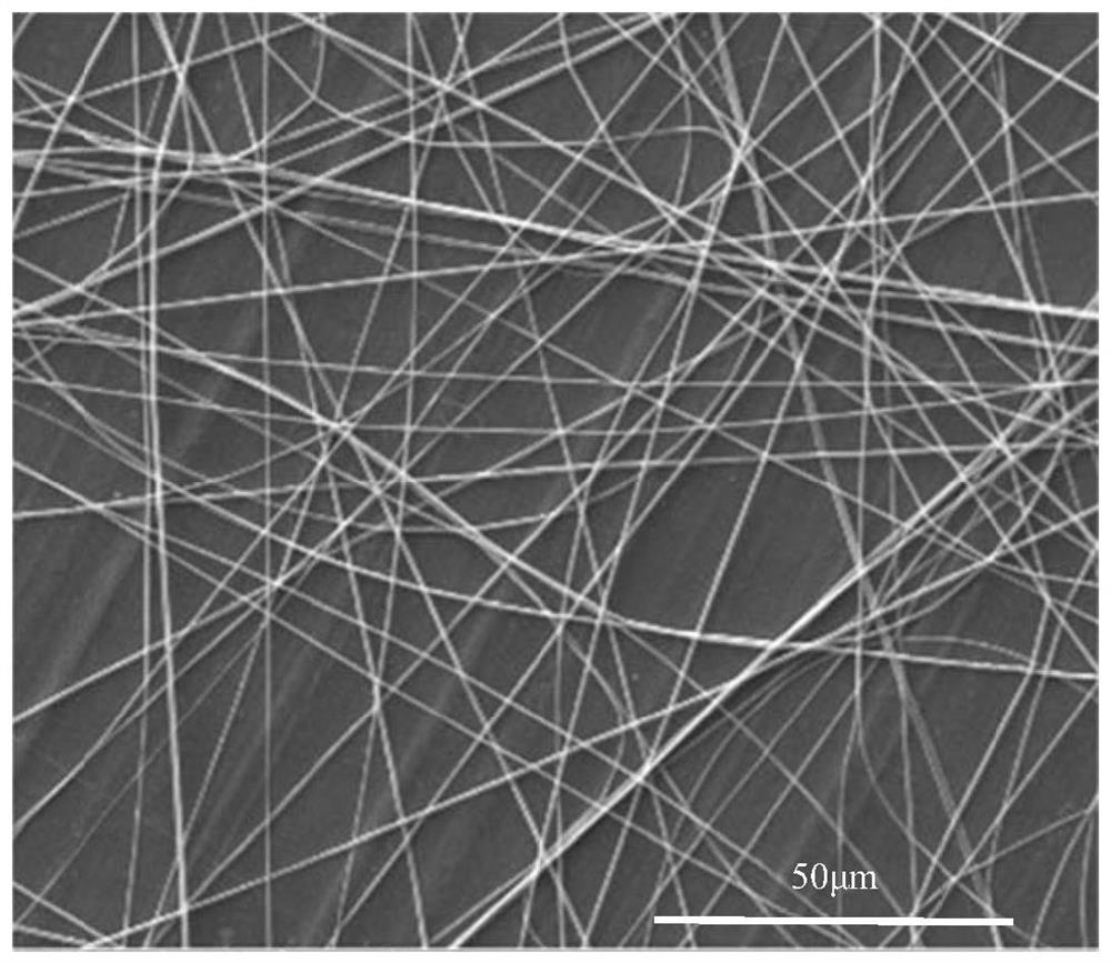 Low-pressure in-situ antibacterial repair-promoting electrospinning dressing and preparation method thereof