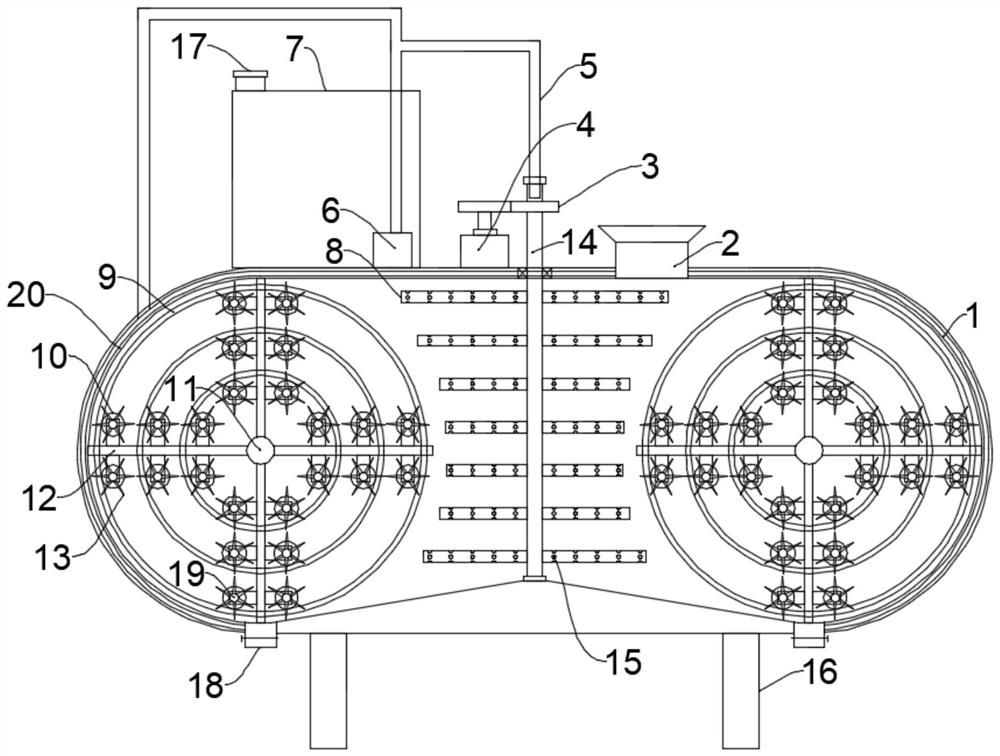 A soil ecological restoration device for industrial land