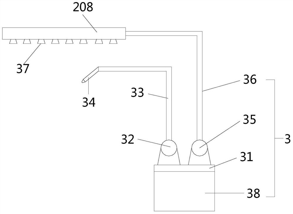 Square steel treatment auxiliary device