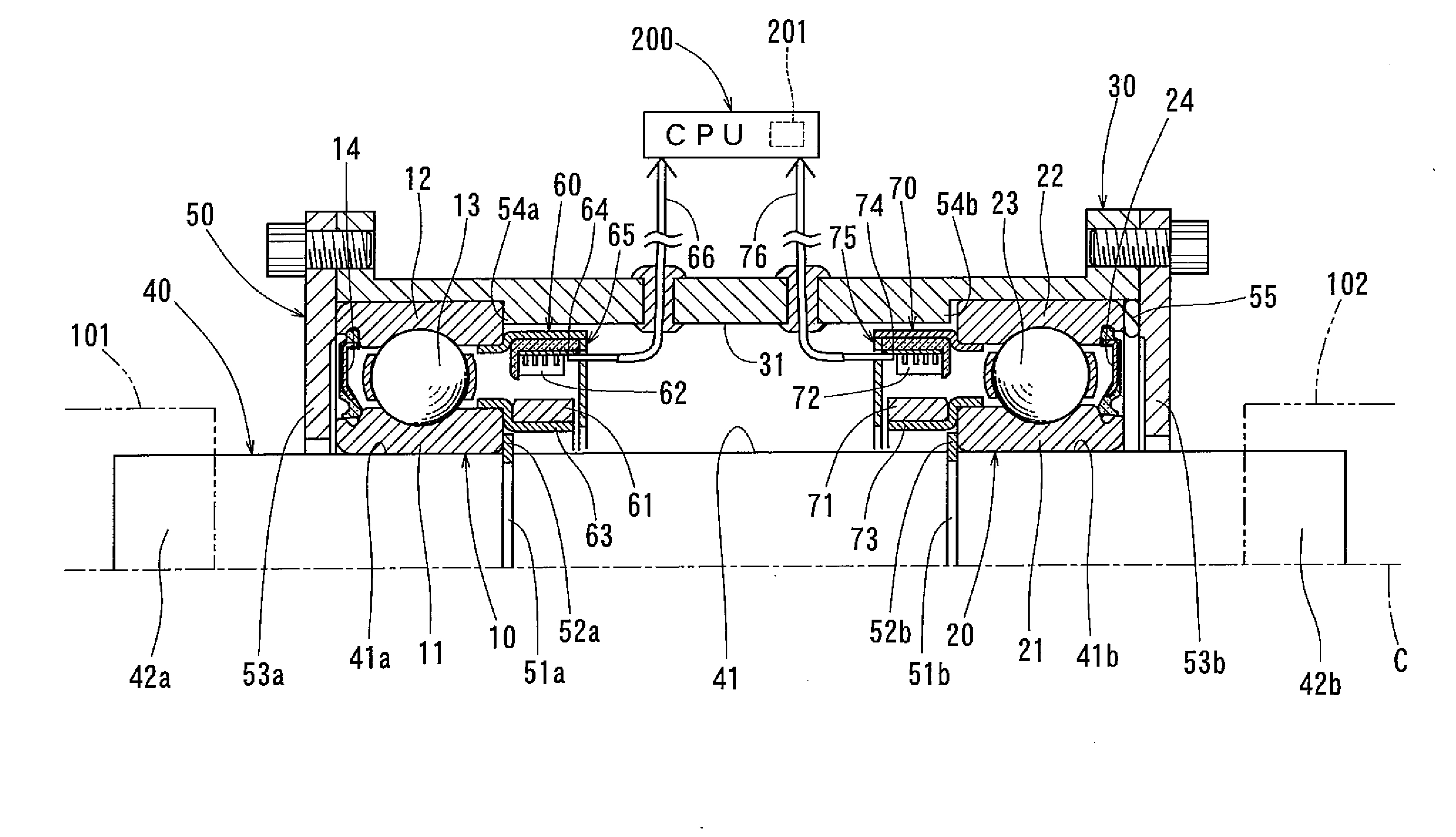 Torque sensor unit