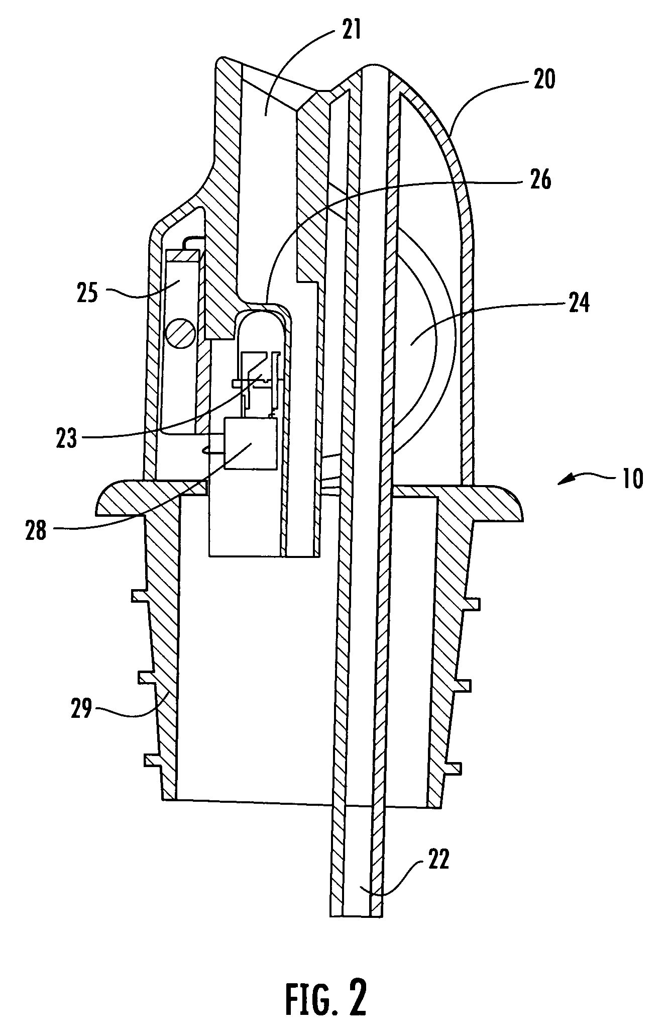 Apparatus for providing illumination of fluid streams