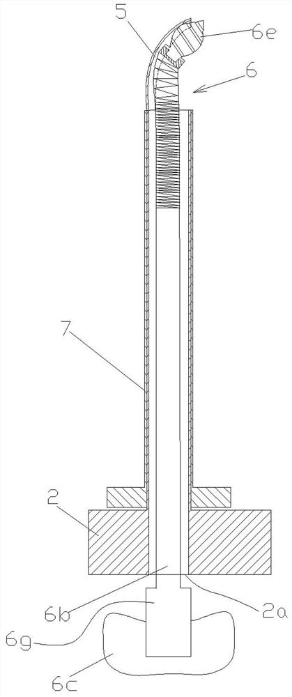 Arc bone channel boring device for percutaneous vertebroplasty