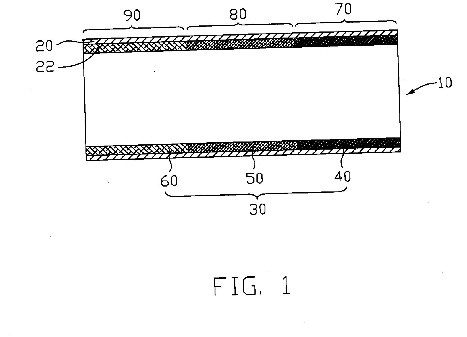 Heat pipe with screen mesh wick structure