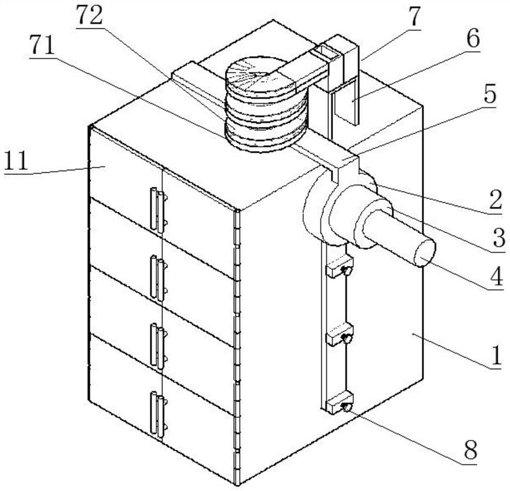 An experimental device for studying the effect of high temperature disasters on the photosynthetic capacity of wheat