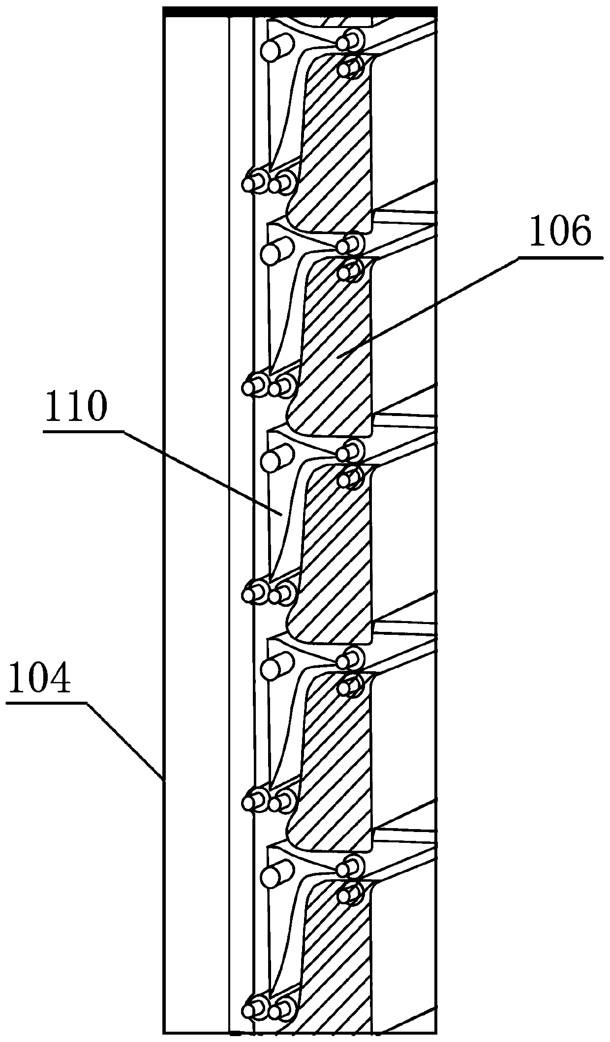 Multilayer rolling shaft type automatic binding storage box