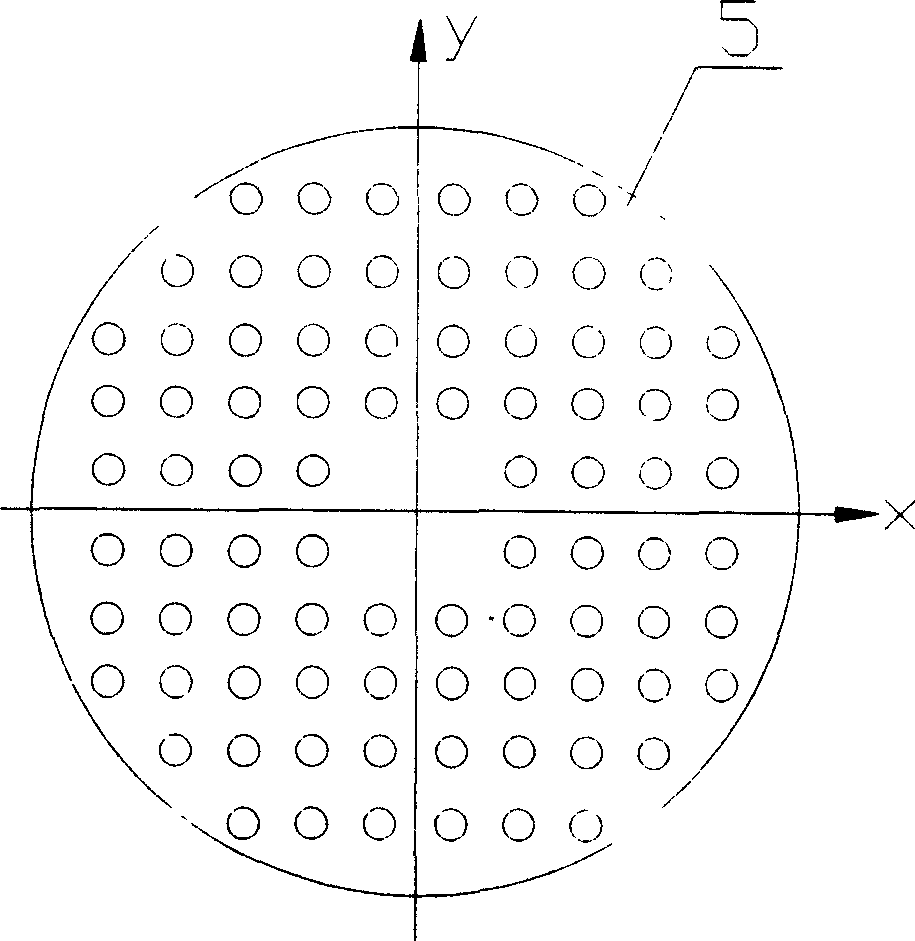 Hartmann detection device for continuous sampling