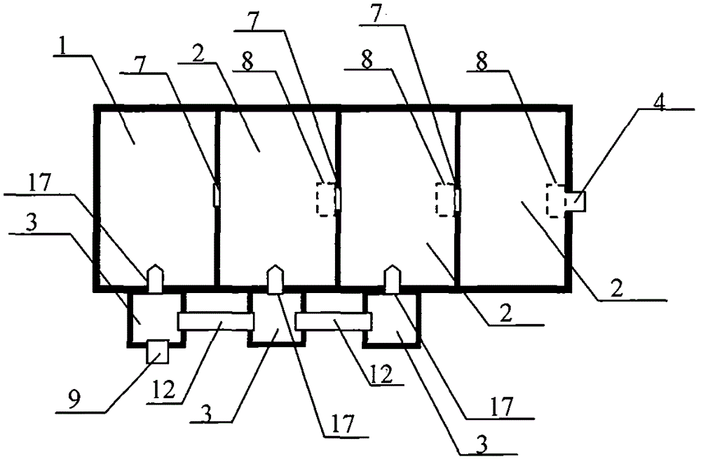 Graded input type slush processing method and device